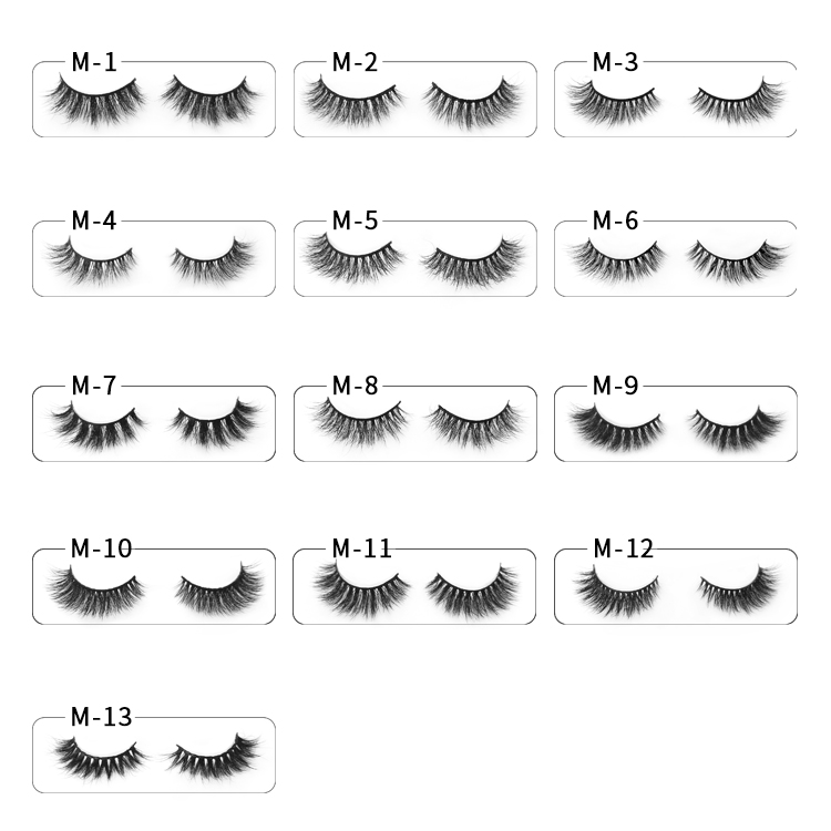 Mink Eyelash Vendors Supply 3d Mink Lashes Private Label PY1